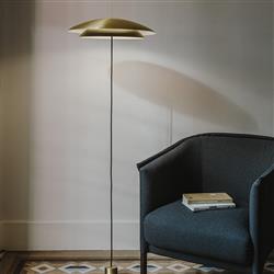 DENGALA LED Modern Floor Lamp - Metal Line Design Standing Corner Lamp with  Remote Controller - Dimmable Floor Lamps for Living Room Bedrooms,  2700K-6500K Lights for Indoor Decor Black 