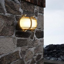Helford Oval Coastal Outdoor Wall Light