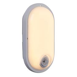 Pillo Plus IP65 15 Watt CCT PIR Outdoor Bulkhead Wall Light 108748