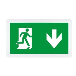 Tugal Emergency Exit Sign Downwards ILEMAL010