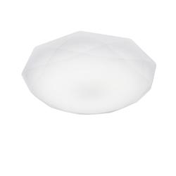 Hex White LED Small Flush Ceiling Fitting EK76188