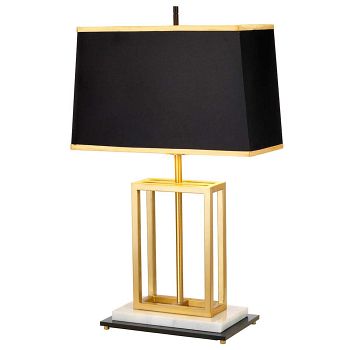 Atlas Brushed Brass And Black Table Lamp ATLAS-TL