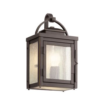 Carlson IP44 Small Rubbed Bronze Outdoor Wall Light KL-CARLSON-S-RZ