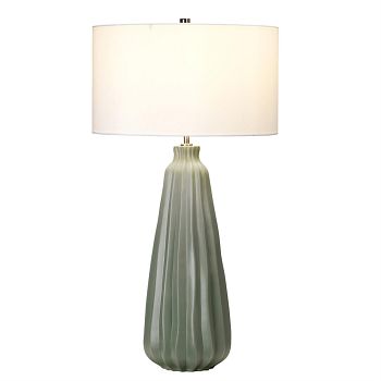 Ceramic Table Lamp Sage Green KEW-TL