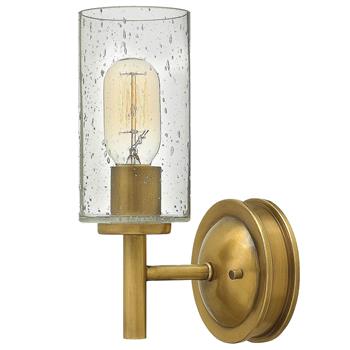 Collier Heritage Brass Wall Light HK-COLLIER1
