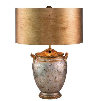 Jackson Antique Silver And Distressed Gold Table Lamp FB-JACKSON-TL