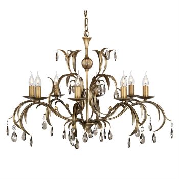 Lily Eight-Arm Light Chandelier LL8-ANT-BRZ