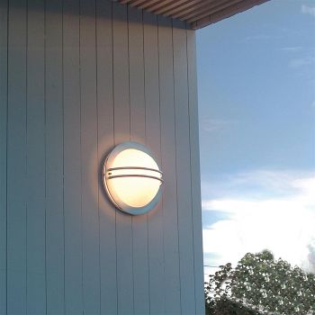 Outdoor IP54 Wall Light Galvanized Finish BREMEN-E27-GAL-O