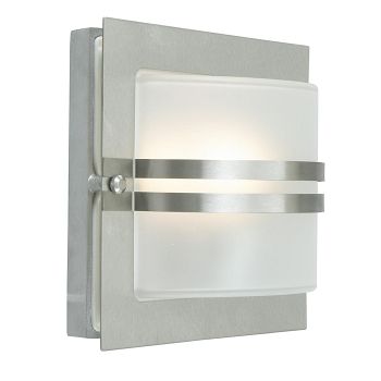 Bern Outdoor Wall Light Frosted Glass