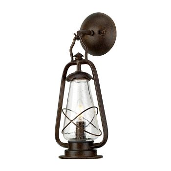Outdoor IP44 Old Bronze Finish Wall Lantern MINERS-WALL