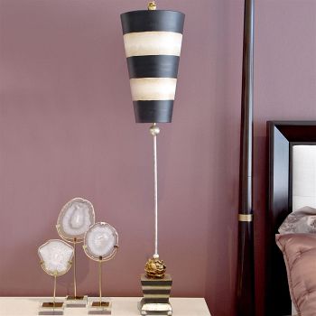 Peony Black And Taupe Large Table Lamp FB-PEONY-TL