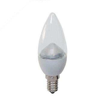 Cool White Clear 4w LED SES Candle 05077