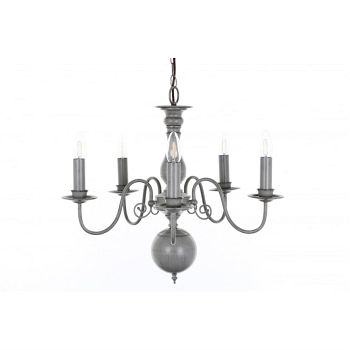 Bologna Hand Painted Multi-Arm 5 Light Fitting