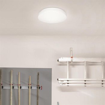 Round White IP44 LED Bathroom Sensor Ceiling Light RS 20 S
