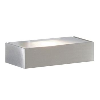 1417 Satin Silver Wall Light Box
