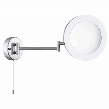 Illuminated LED Chrome Adjustable Bathroom Mirror 1456CC
