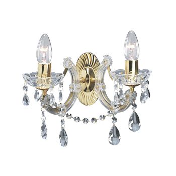Marie Therese Double Crystal Wall Light 