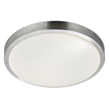Zurich IP44 Bathroom Aluminium LED Flush Ceiling Light 6245-33-LED