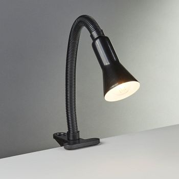 Clamp On Desk Lamp Black 4122BK
