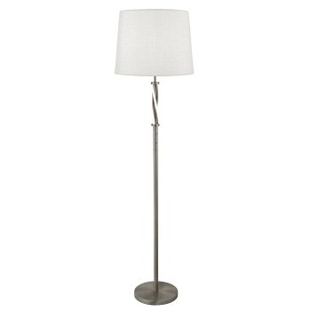 Dannie LED Satin Silver Floor Lamp 7565SS
