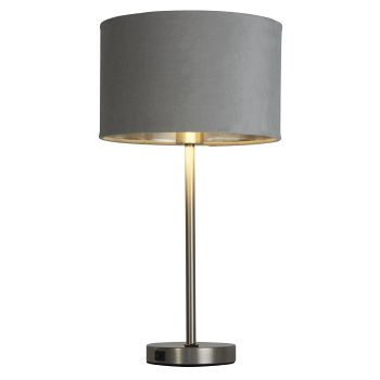 Finn Satin Nickel Table Lamps