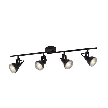 Focus LED Four Light Split Bar Spotlight Ceiling Fitting