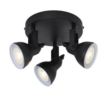 Focus LED Multi-Directional Triple Spotlight Ceiling Fitting