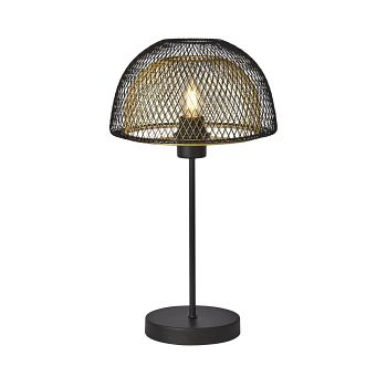 Honeycomb Black & Gold Desk Lamp 6848BGO