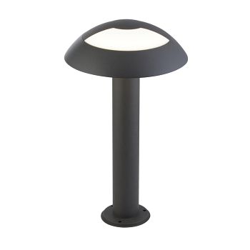 Mushroom Dark Grey LED Outdoor Post Light 7264-450