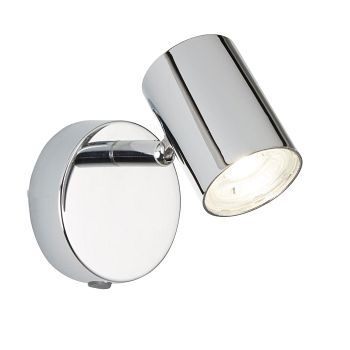 Rollo LED Cylinder Single Switched Wall Light