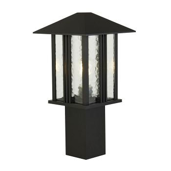 Venice 450mm Height IP44 Rated Black Outdoor Post Light 7925-450