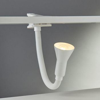 White Clamp On Desk Lamp 4122WH