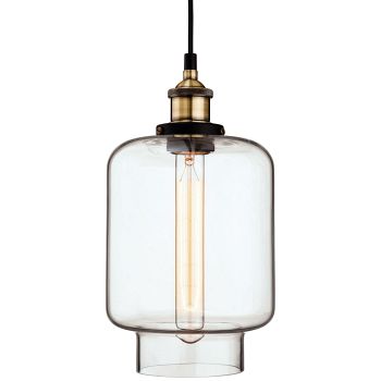 Empire Cylindrical Shaped Ceiling Pendant 3474AB
