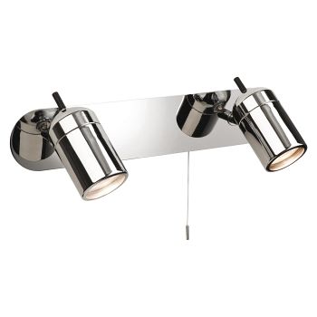Atlantic Switched Double Head Wall Light 9060CH