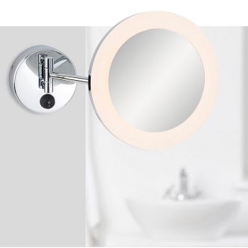 Lily LED Chrome Bathroom Mirror Wall Light 2864CH