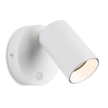 Max White Switch Wall SpotLight 2924WH