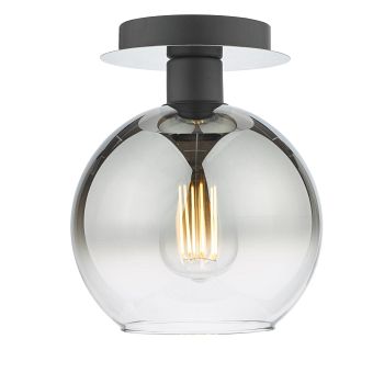 Lycia Small Ombre Glass Semi-Flush Ceiling Fitting 