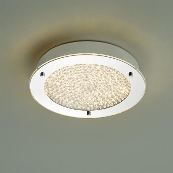 Peta IP44 Large LED Flush Ceiling Light PET5050