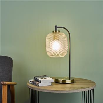 Tehya One Light Table Lamp Black Finish TEH4254