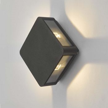 Weiss IP65 LED Outdoor Anthracite 4 Light Wall Fitting WEI2139