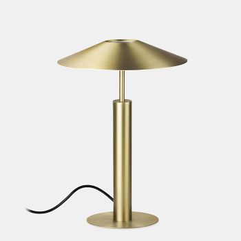 H LED Steel Made Domed Shade Table Lamp