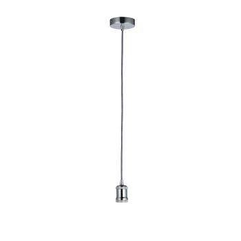 Cambourne Chrome Single Lamp Suspension Pendant 76584