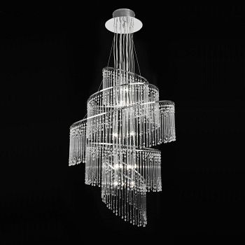 Camille Chrome Crystal Chandelier CAMILLE-24CH