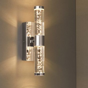 Essence IP44 Bathroom Double LED Wall Light 72612