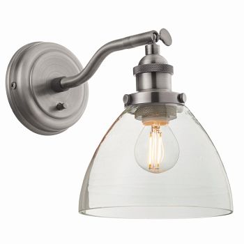 Hansen Switched Adjustable Single Arm Wall Lights