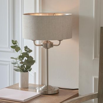 Highclere 3 Light Table Lamps with Shade