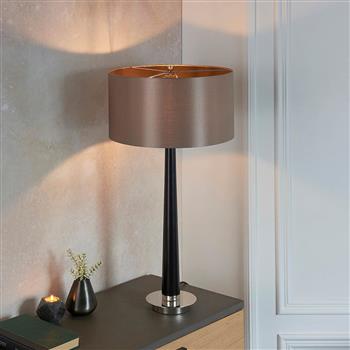 Wood Effect Table Lamp CORVINA