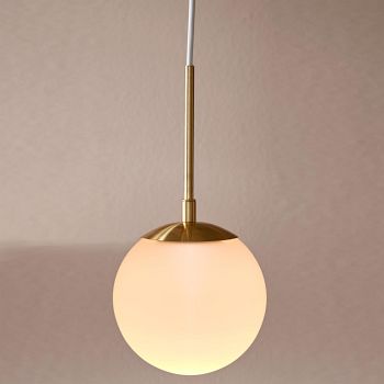Grant 15 Brass Finished Small Pendant Light 2010553035