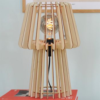 Groa Wood Slat Table Lamps