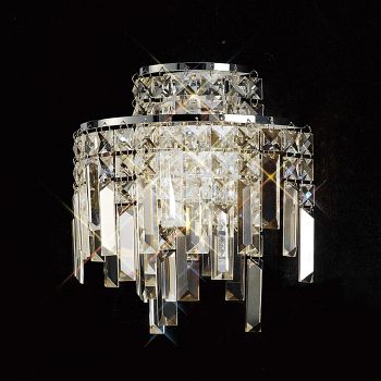 Maddison Two Tier Crystal Wall Light